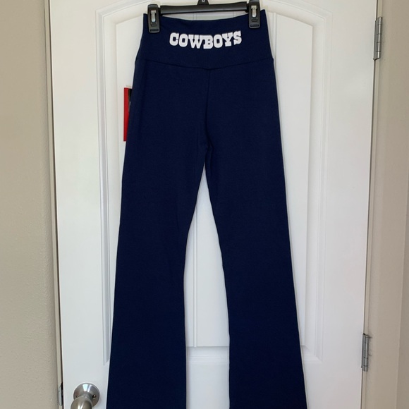 NFL Blue Dallas Cowboys Leggings with Star Design Size Medium - Picture 3 of 9